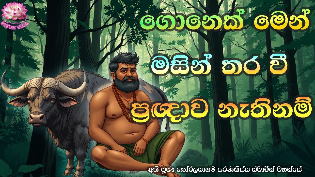 ගොනෙක් මෙන් මසින් තර වී ප්‍රඥාව නැතිනම් | Ven. Koralayagama Saranathissa Thero