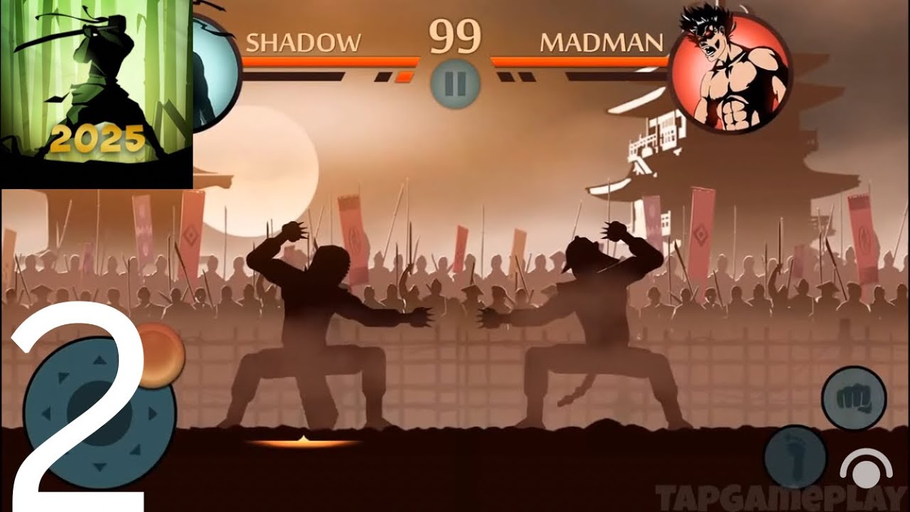 Shadow Fight 2 - Gameplay Walkthrough Part 2 - Act 2 (IOS,ANDROID)