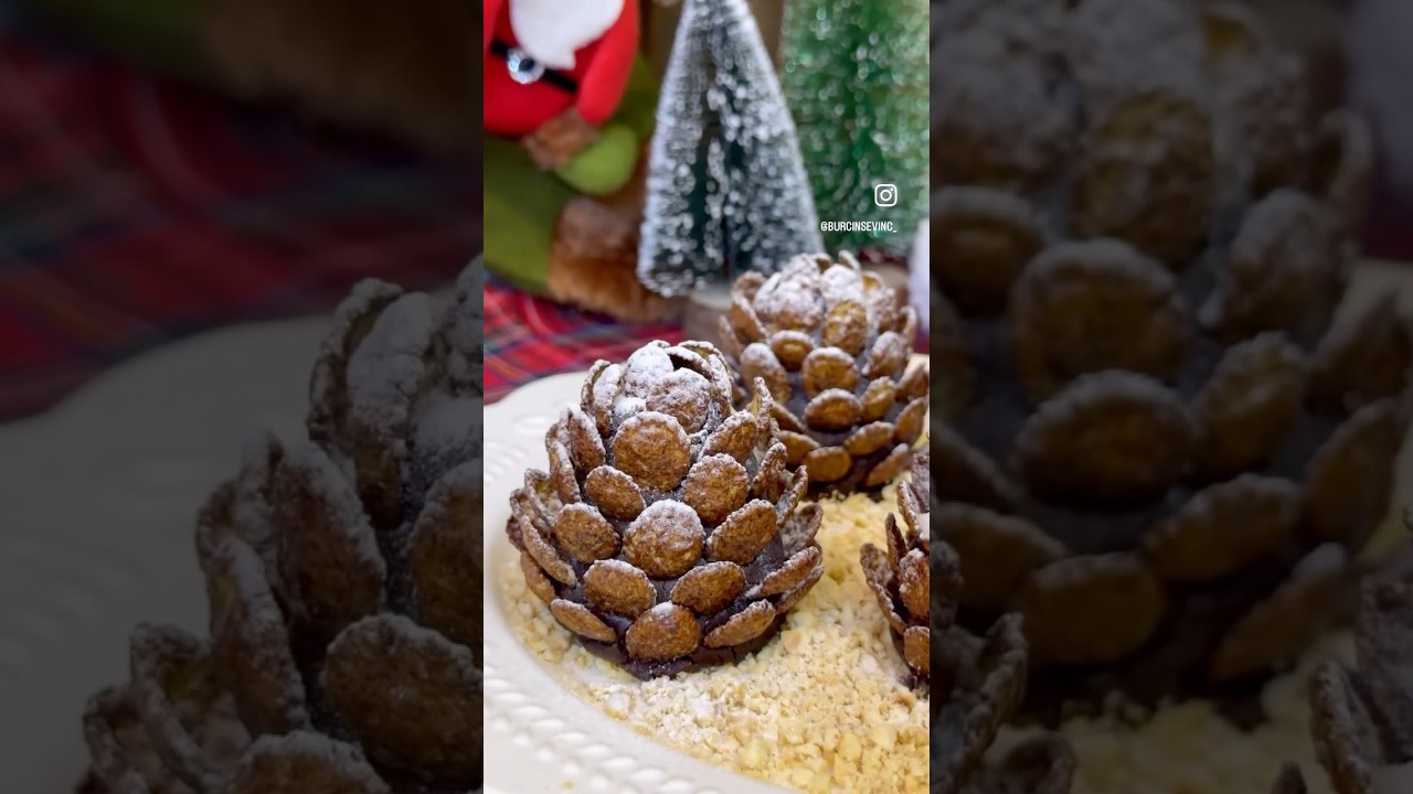 KOZALAK KEK TARİFİ #kozalak #christmasrecipe #christmasrecipes #yılbaşı&ouml;zel #kozalakkek
