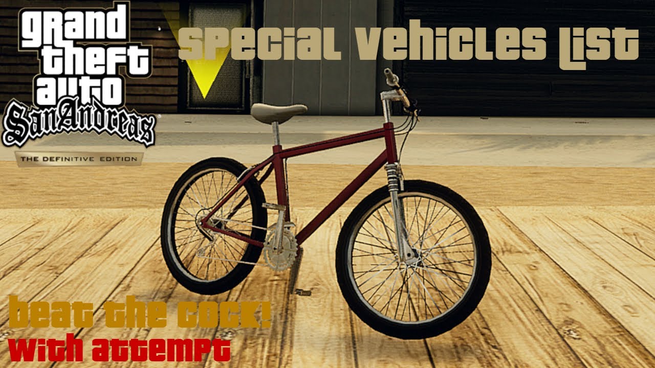GTA SA DE Special Vehicles - AP Mountain Bike [1/2] [By Winning]