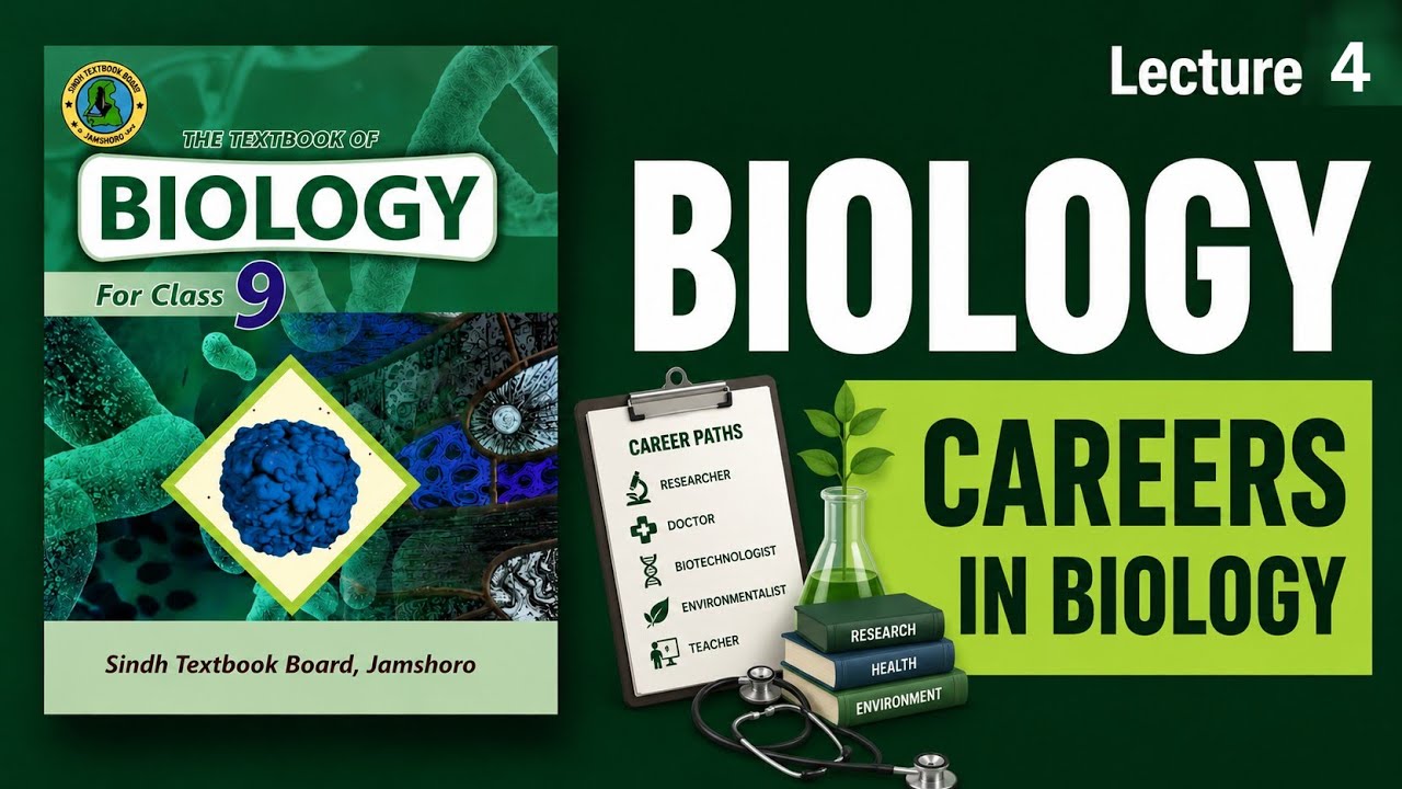 Careers in Biology| Future Opportunities| Chapter 1 Class 9