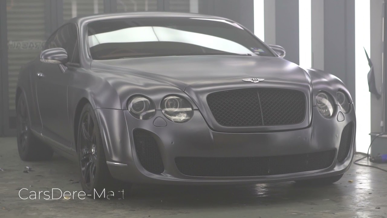 Bentley Continental GT - Cinematic Car Wrapping Commercial