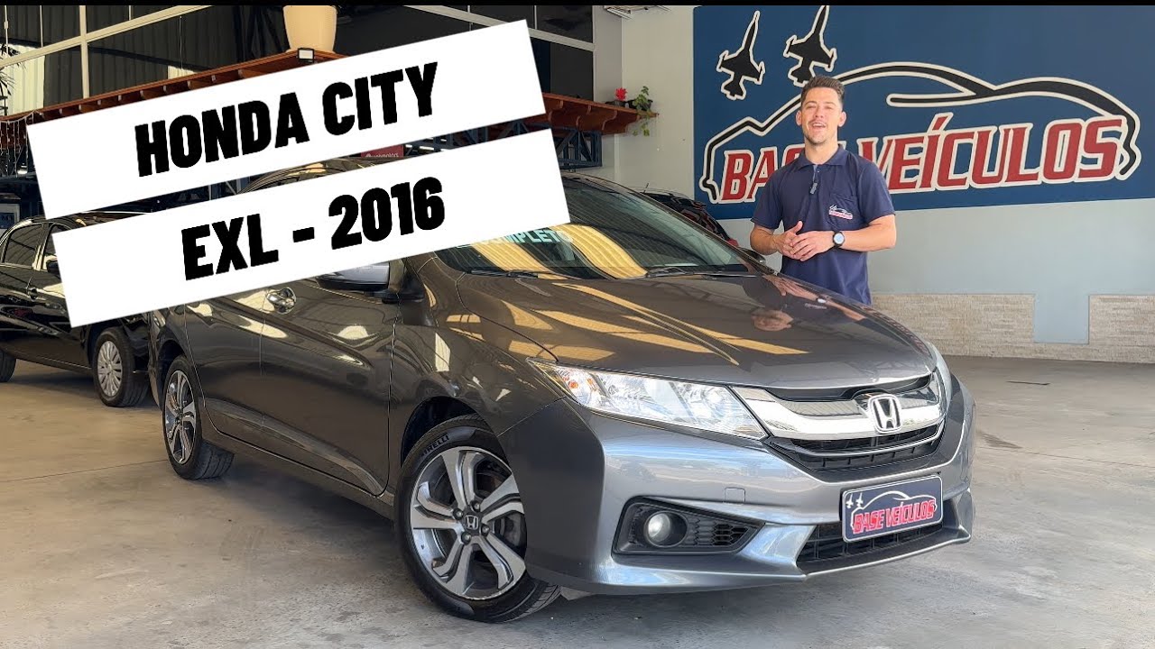 Honda City EXL 2016 - Conforto, tecnologia e desempenho em um sedã completo!