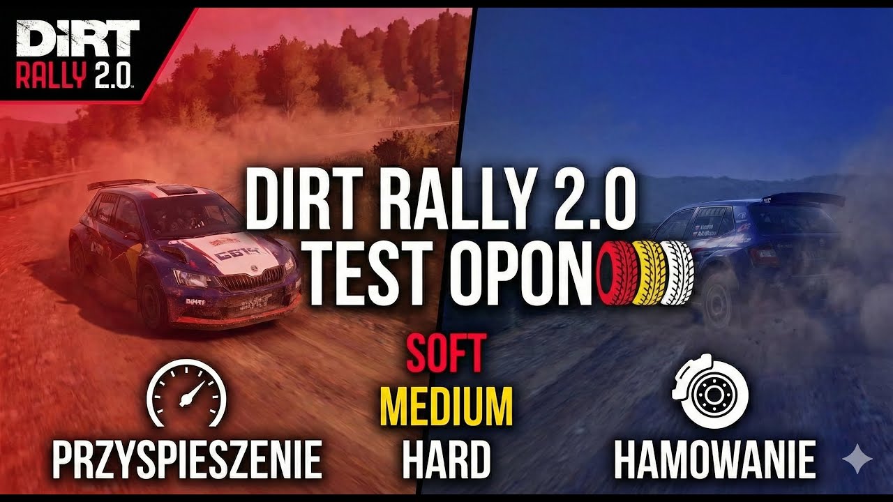 DiRT Rally 2.0: Wielki TEST OPON. Soft, Medium czy Hard?
