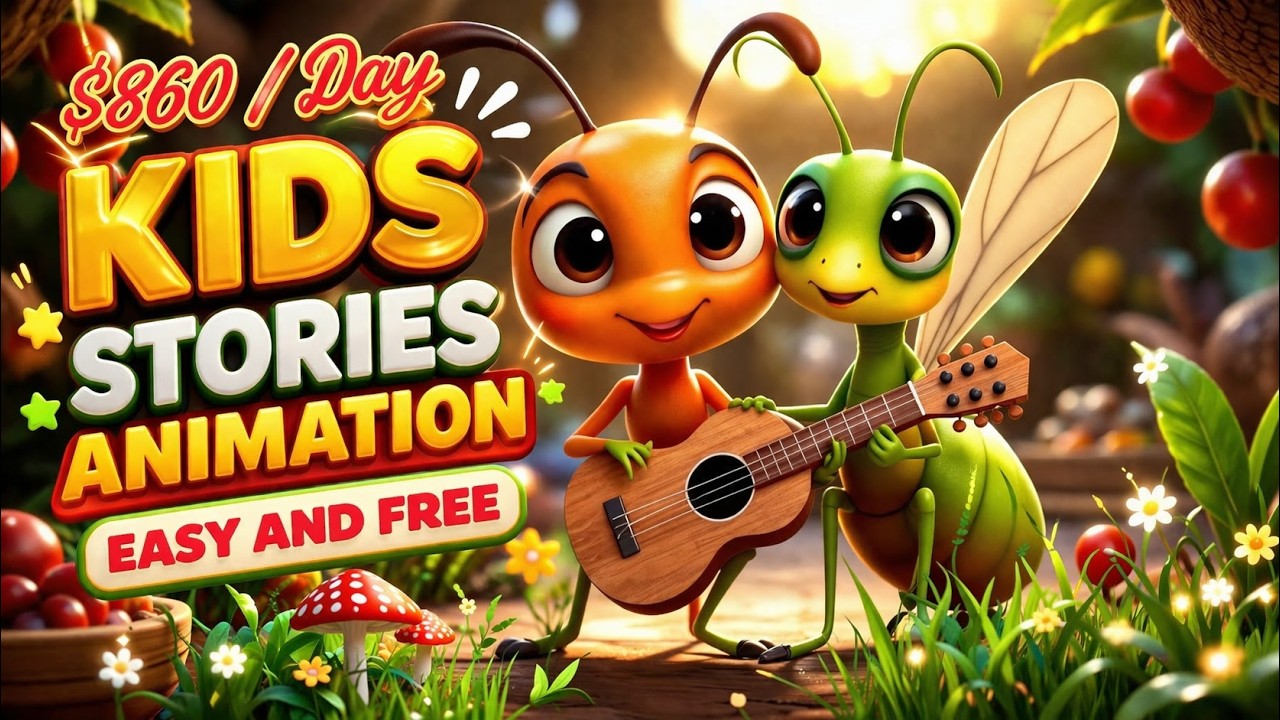 How to Make Kids 3D - Animated Stories Video  | Fast, Easy and Free