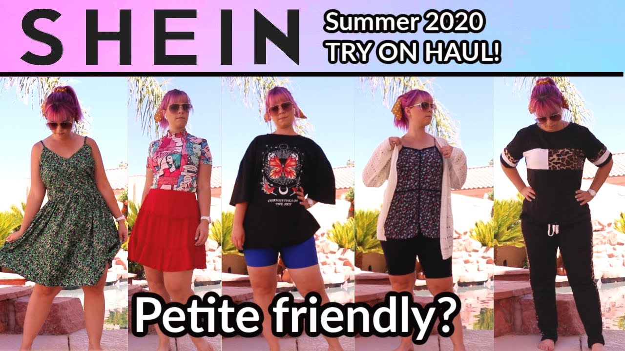 Short girl tries SHEIN 😂  Summer try on haul. Is it petite friendly?