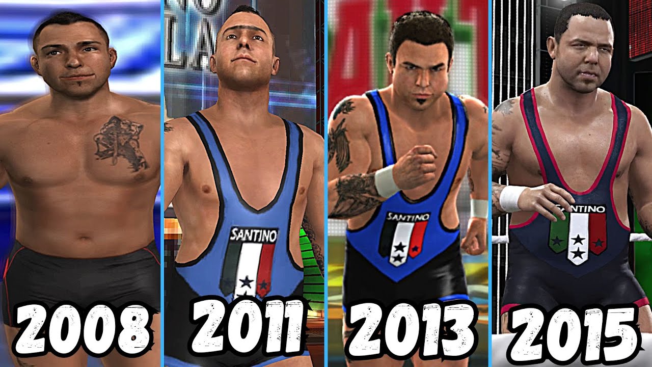 Evolution of  Santino Marella Entrance 2008 -2015 - WWE Games