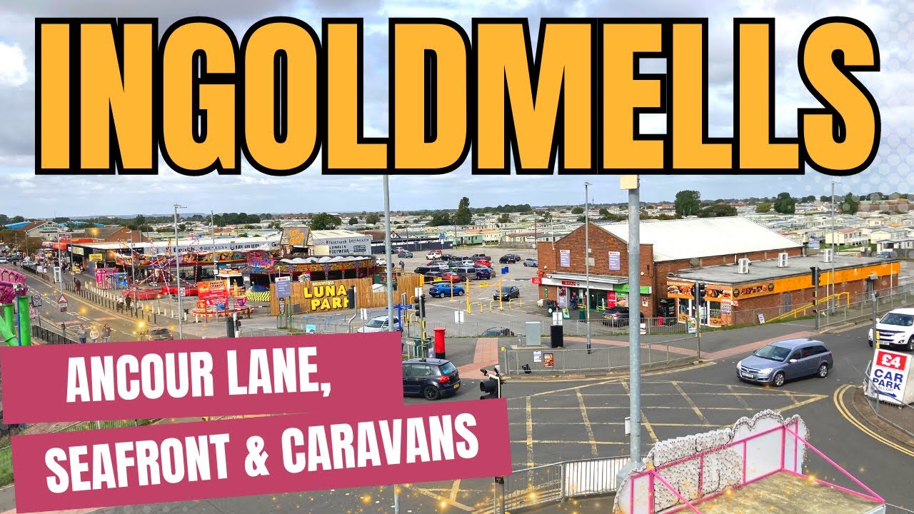 Ingoldmells: Anchor Lane | Promenade & Caravans | Skegness | Walking Tour *Low Season*