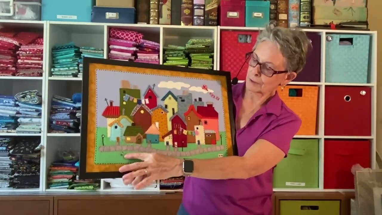 Creating Fiber Wall Art with Felt Appliqu&eacute;! with Paulette Morrissey