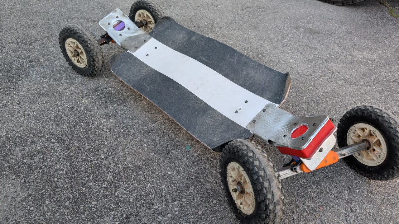 Hollow Torsion Core MountainBoard Prototype