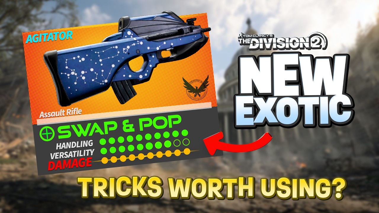 Экзотическая штурмовая винтовка Agitator из Division 2: лучше, чем вы думаете?