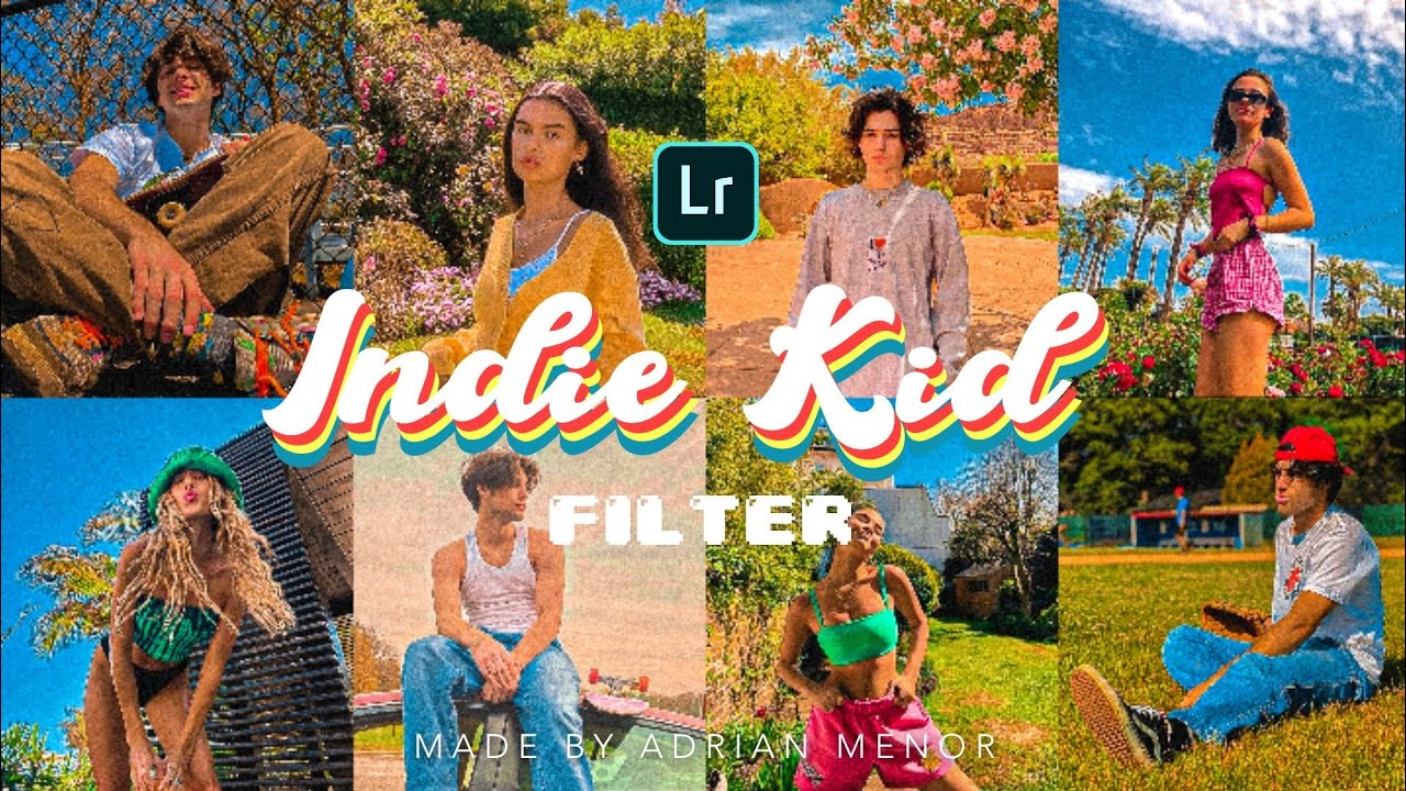 Indie Kid Filter | Free Lightroom DNG XMP | How to edit Indie Kid Filter Look in Lightroom Tutorial