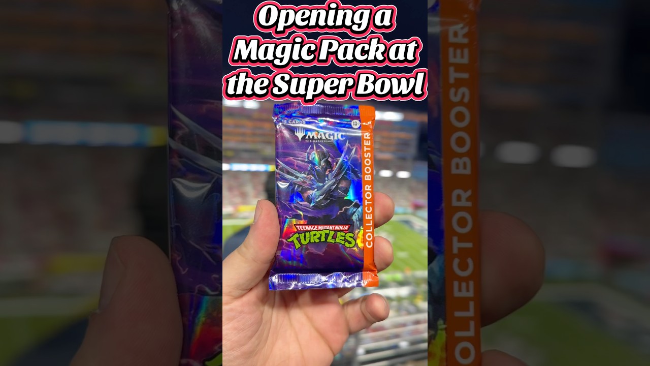 Nothing like some #mtgxtmnt at the Super Bowl #magicthegathering #mtg #mtgcommander #packopening