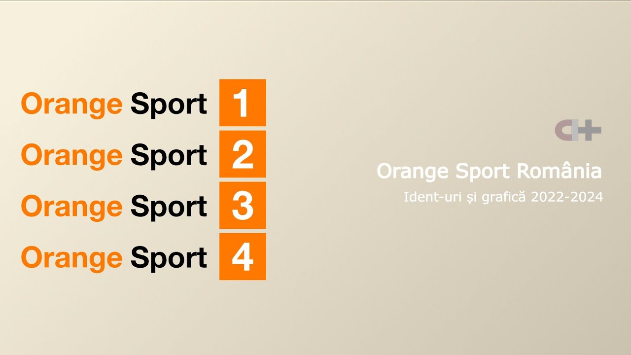 Orange Sport România ident-uri și grafică 2022-2024