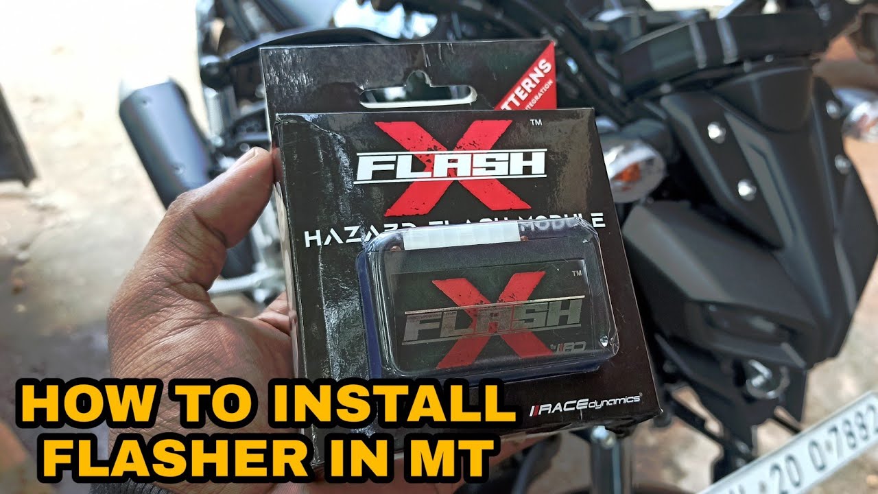 HOW TO INSTALL FLASHER IN MT-15? / XFLASHER INSTALLATION / MODIFIED MT / YAMAHA /HAZARD FLASHER