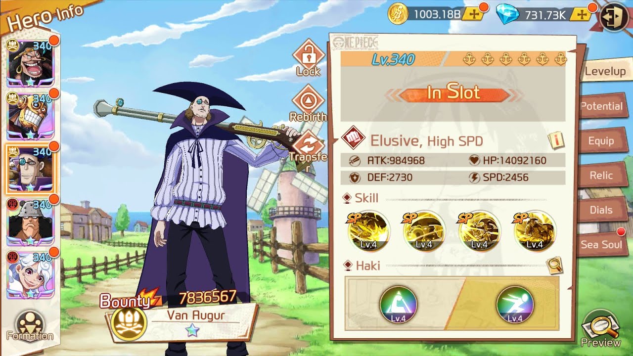 VAN AUGUR | 🔥MAX SP GAMEPLAY🔥 | OP: PIRATE DUEL |