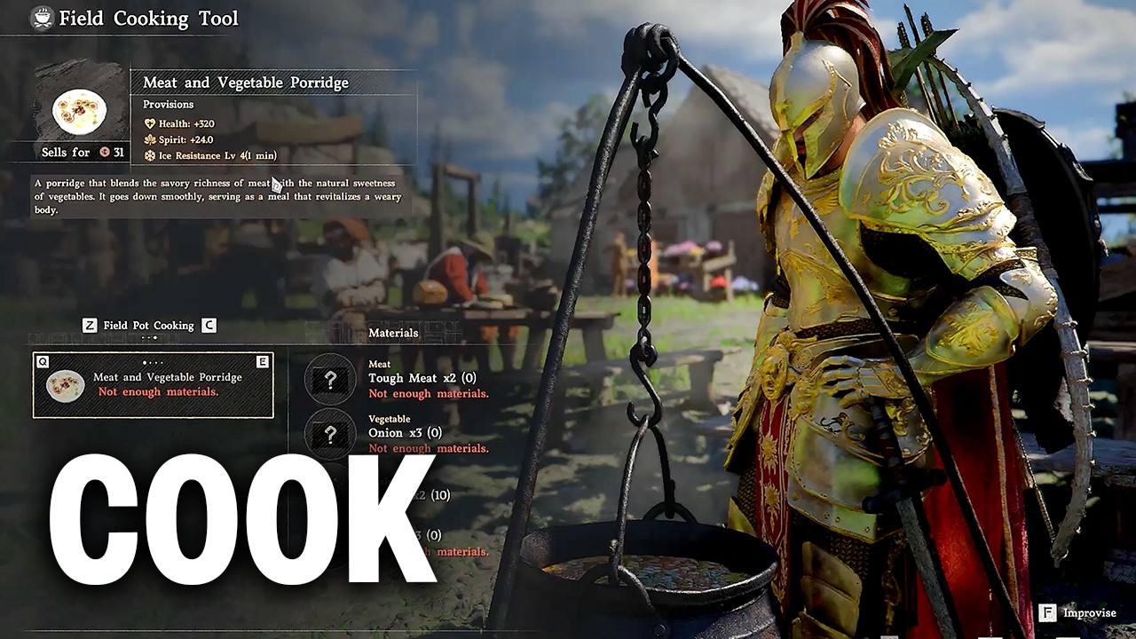 How To Cook In Crimson Desert - Full Guide