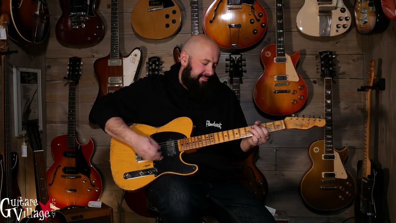 Fender CS Telecaster 52 Heavy Relic humbucker - Guitare Village