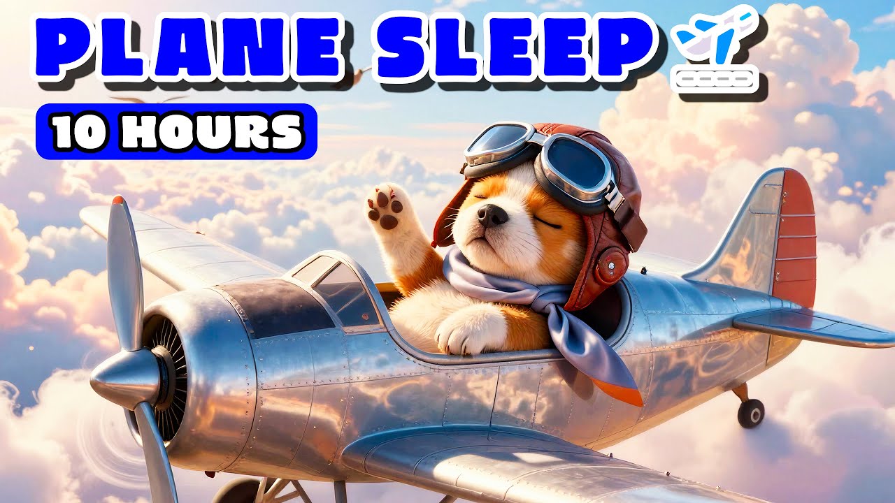 10 HOURS Plane Travel with Dog? ✈️ Propeller White Noise for Cargo Hold