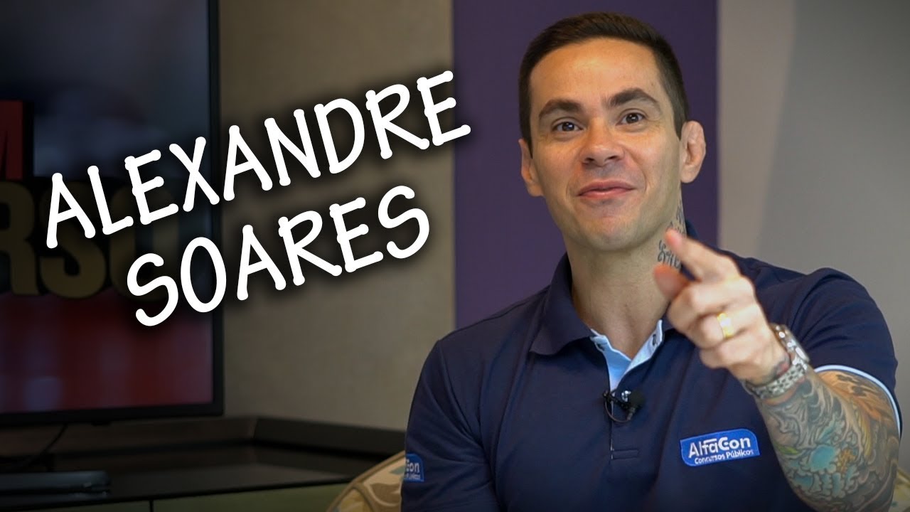 Café com Concurso - Alexandre Soares (s02e11) - AlfaCon Concursos Públicos