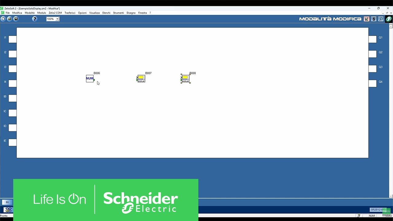 Come posso visualizzare una variabile numerica sul display di Zelio | Schneider Electric Italia