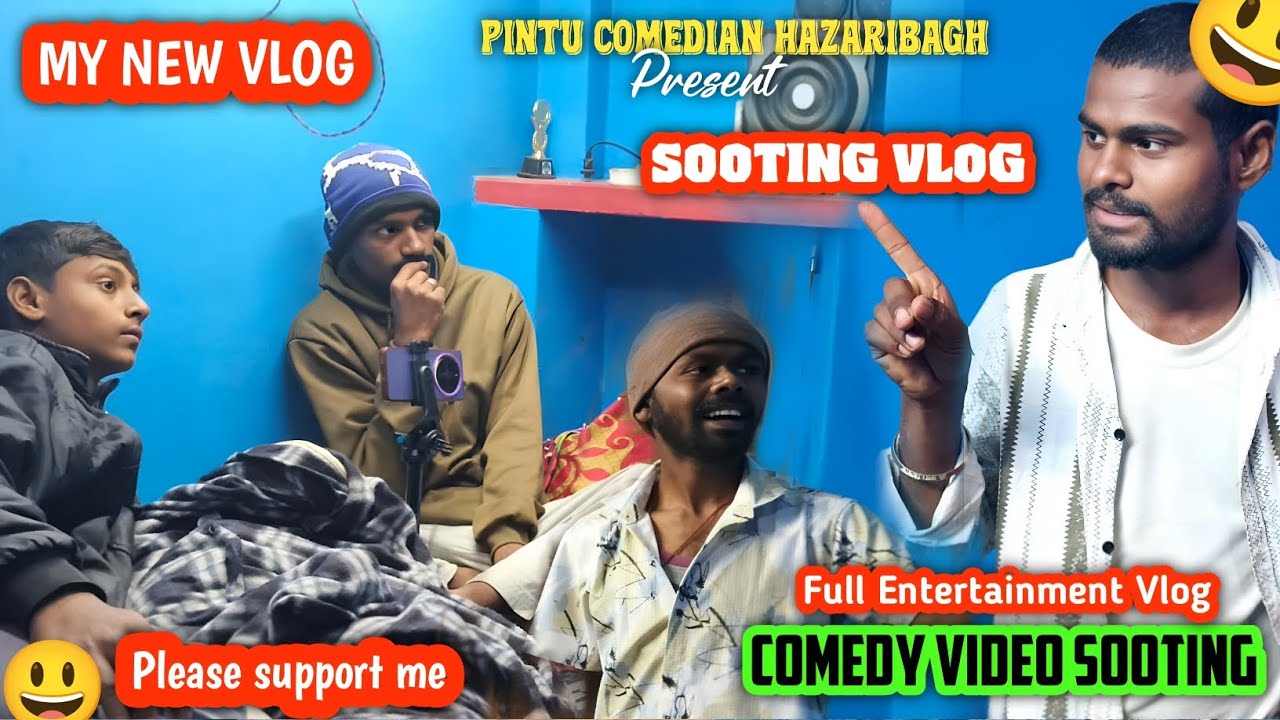 My New Vlog 😍 | Comedy Sooting Vlog 😂 | On Comedy King Hazaribagh Present 