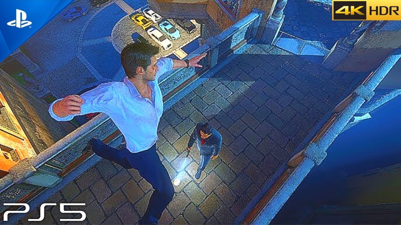 (PS5) Сцена ограбления чёрного рынка в Uncharted 4 | Одна из лучших миссий в истории Uncharted [4...