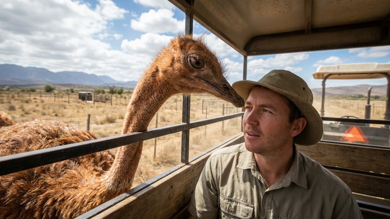 Ep. 7 - Tractor ride at Safari Ostrich Farm