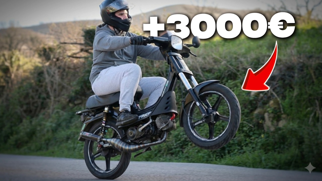 La transformación de mi DERBI VARIANT en 10 minutos | 70cc BRK FULL