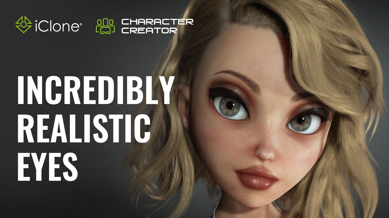 Incredibly Realistic Eyes for Real-time Digital Human | Free Update in Character Creator 3.3