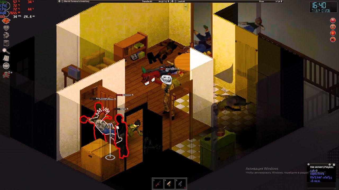 Project Zomboid PVP