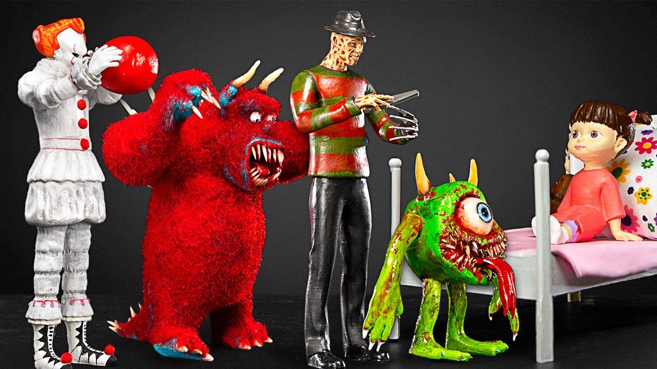 Building a Miniature Monsters, Inc. House From Your Nightmares!