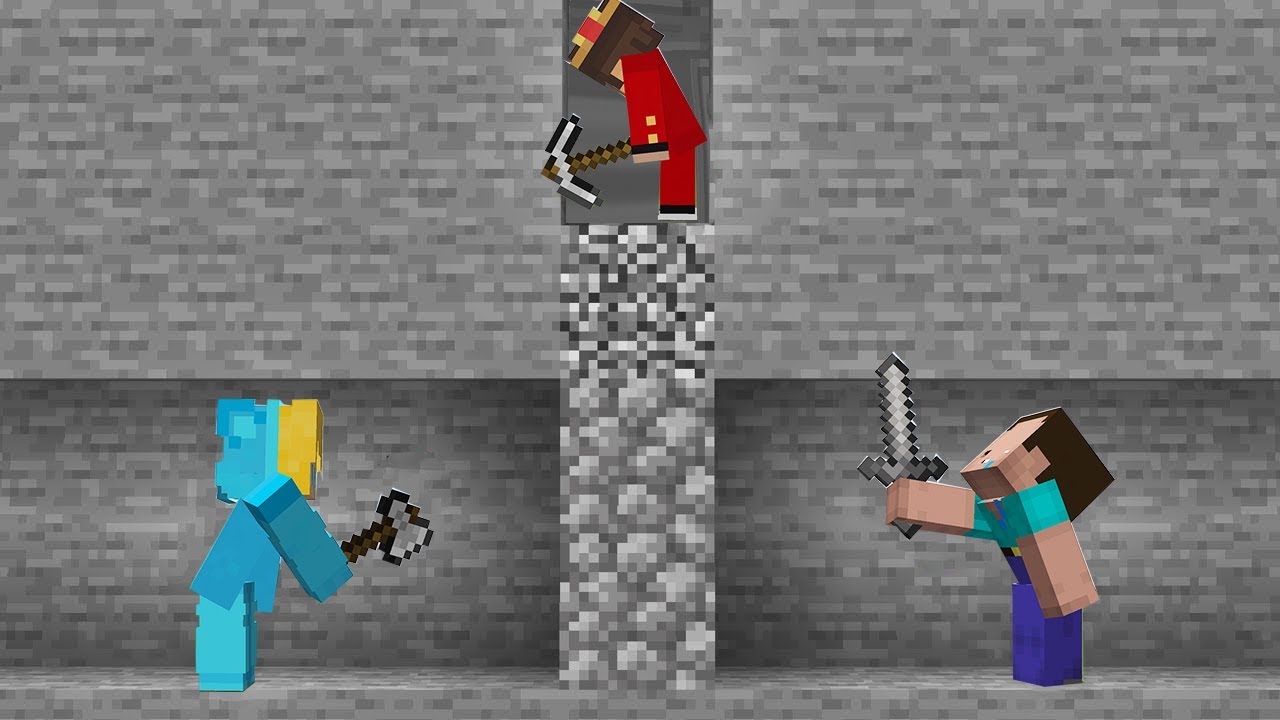 Minecraft Verfolgung 1vs1vs1 (RENNEN)