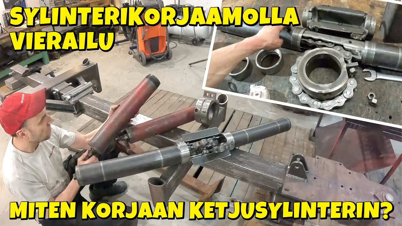 HAKKI SOUVARIN Kääntösylinterin korjaus