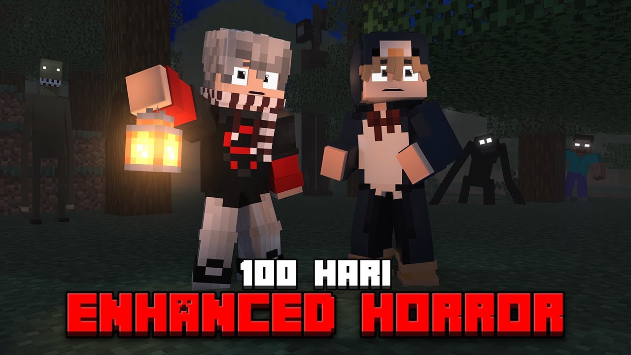100 Hari Minecraft Enhanced Horror