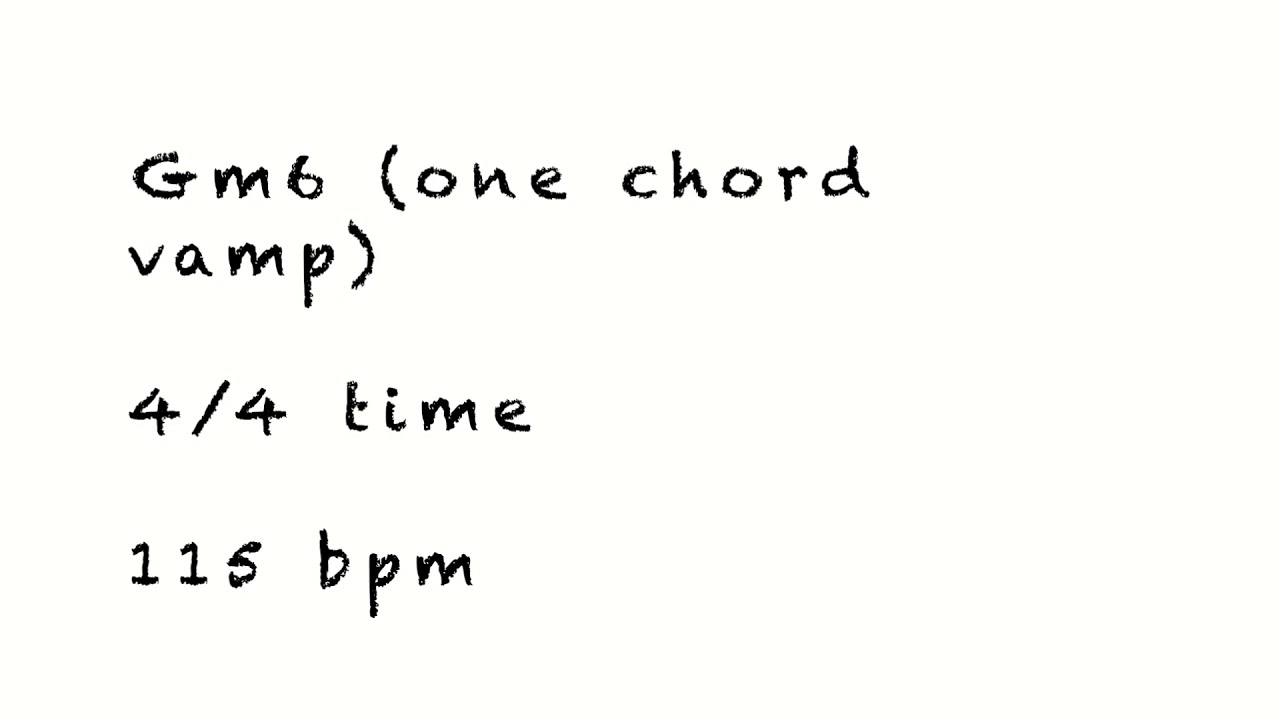 Gm6 Backing Track