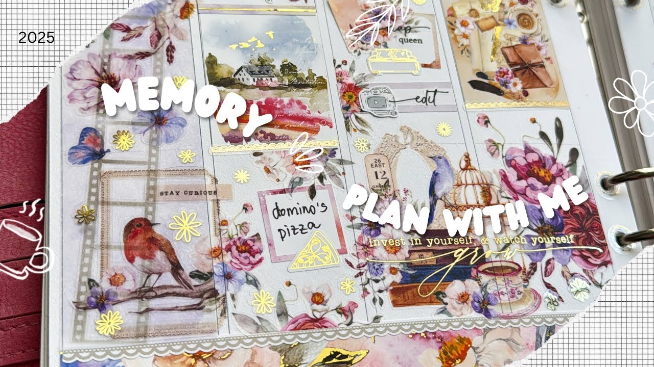 Memory Plan With Me ft 'Where Flowers Bloom' by Hello Petite Paper