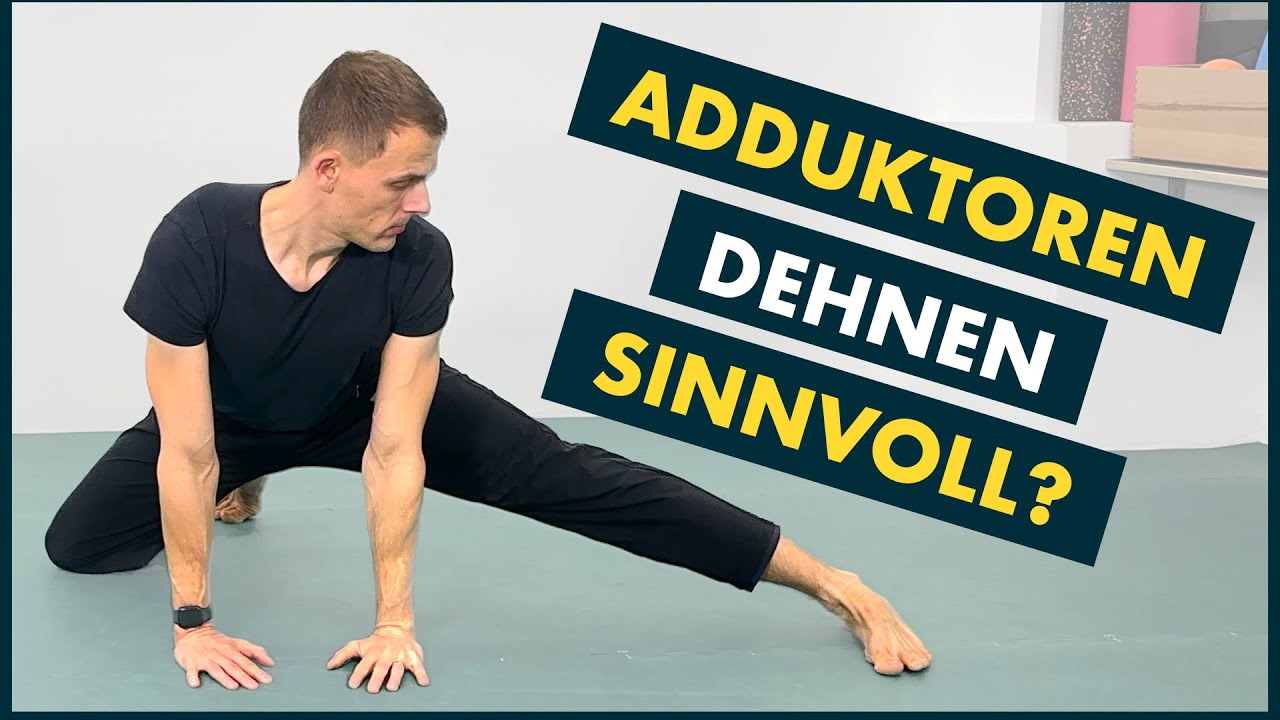 Adduktoren richtig trainieren & dehnen bei Verspannungen (mit Beweglichkeits-Test)