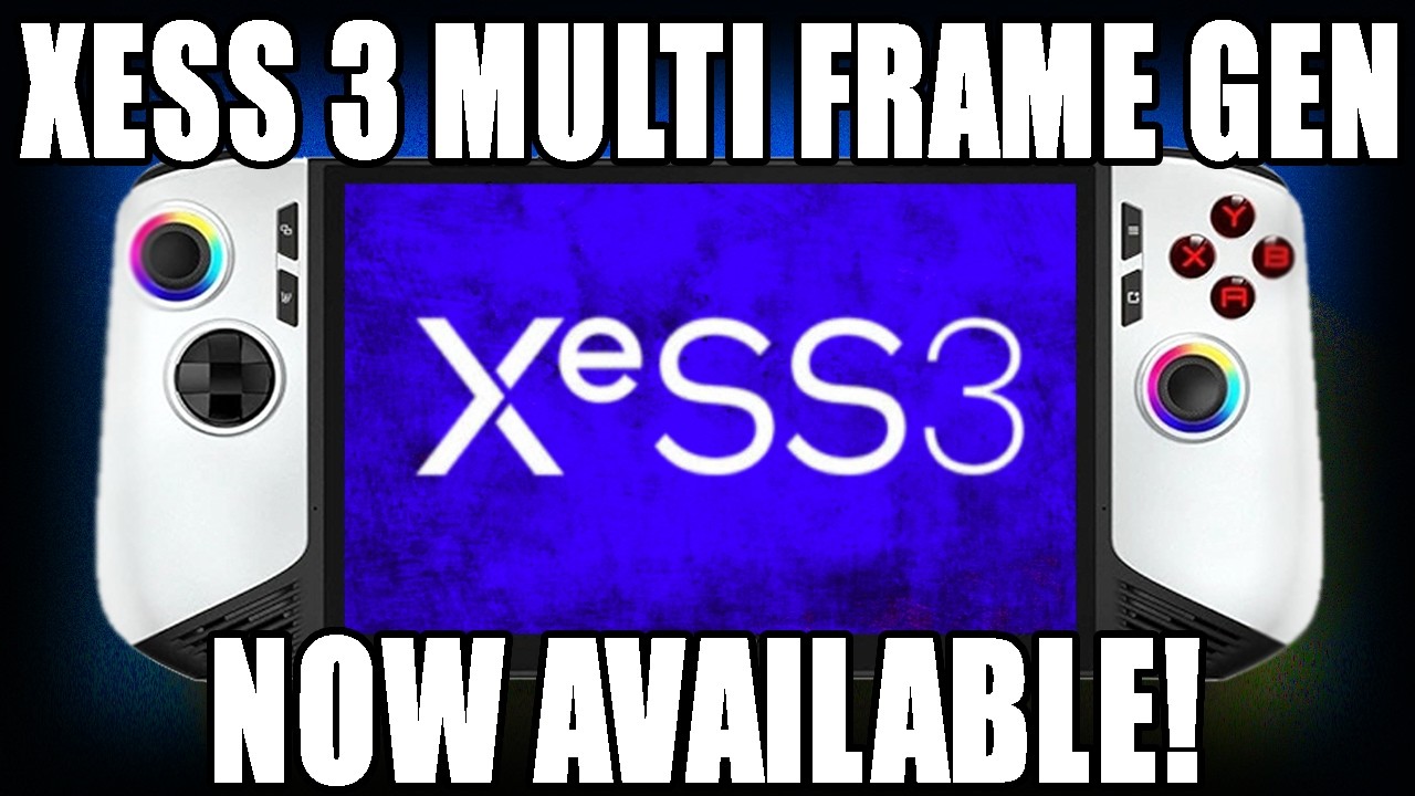 XESS 3 Multi Frame Gen 3X FPS on MSI Claw 8 AI+ | Full Setup & Test