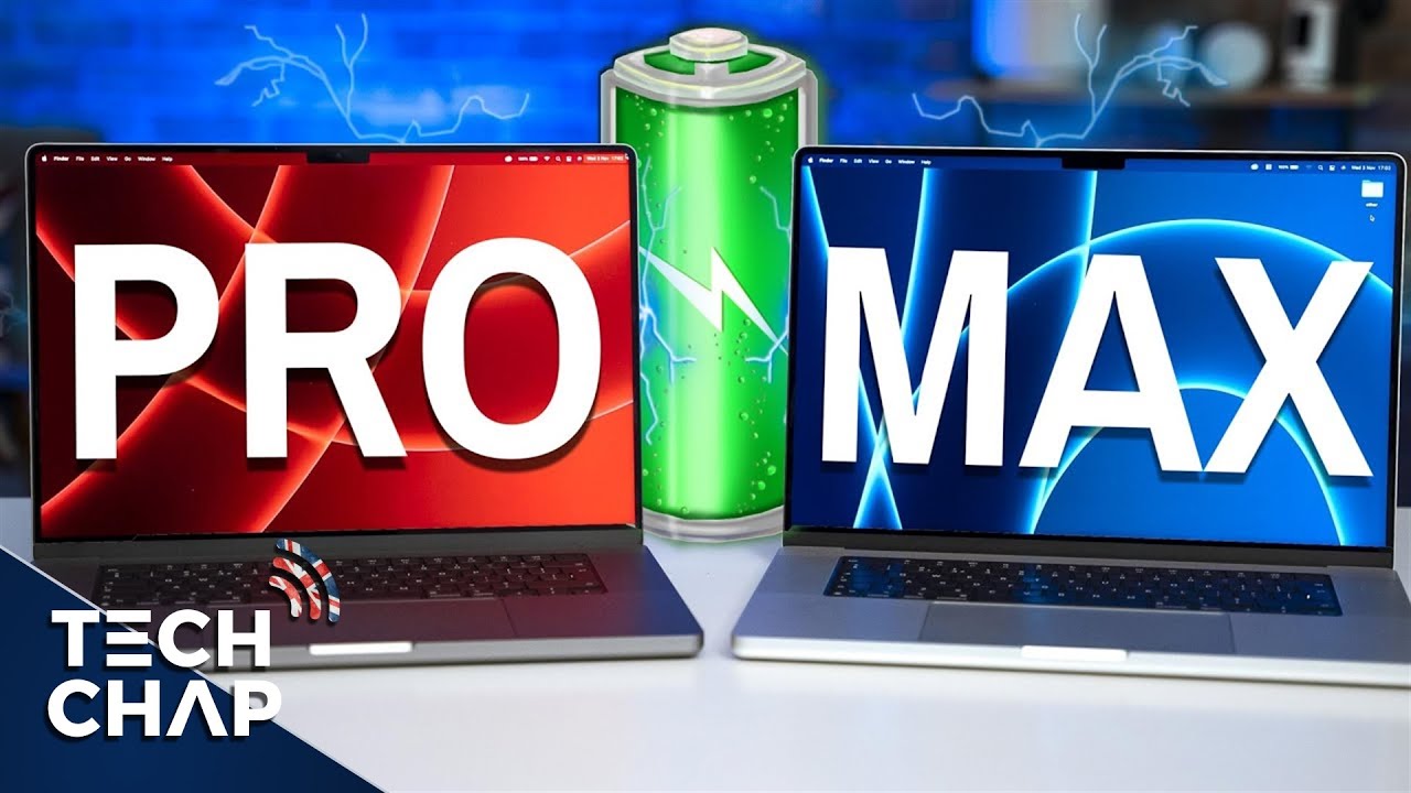 MacBook Pro 14 vs 16 BATTERY Comparison! (M1 Pro & Max)