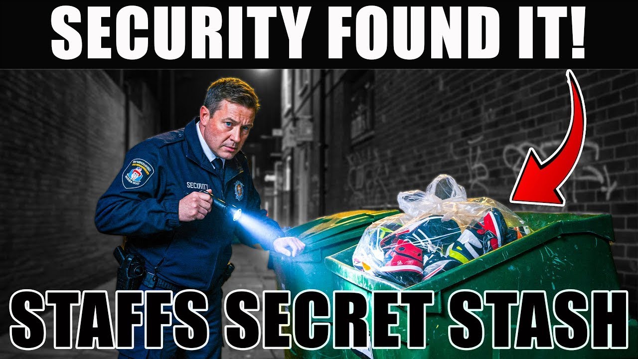 🚨 SHOCKING! Dumpster Diving Security Guard Uncovers Staff's Secret Stash of NIKES!