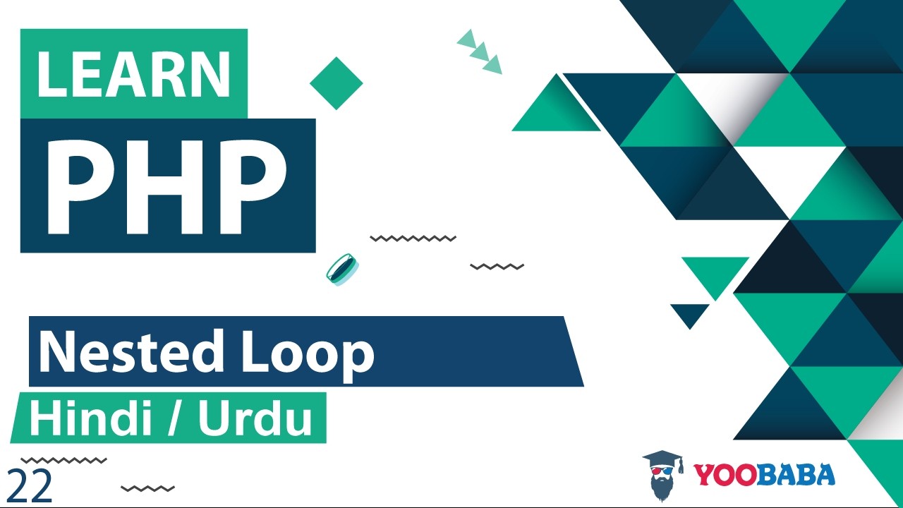 PHP Nested Loop Tutorial in Hindi / Urdu