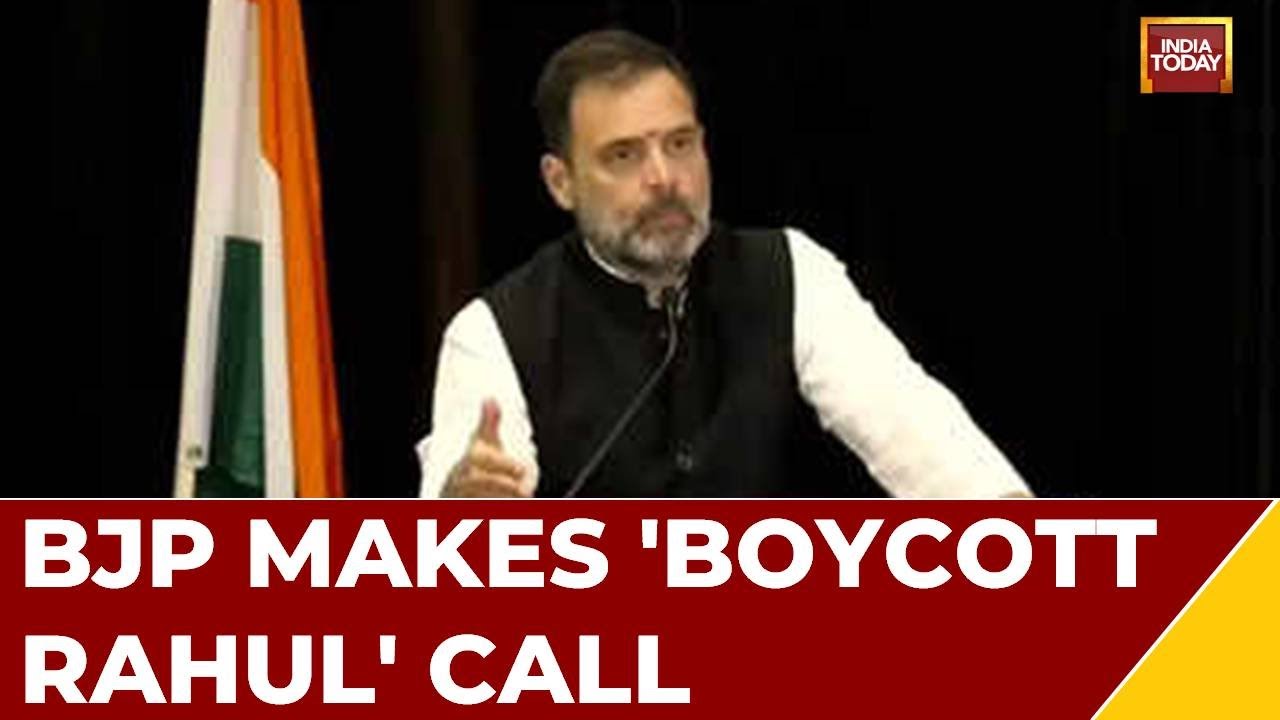 'Indians Should Boycott Such A Leader': BJP Makes 'Boycott Rahul' Call After He Attacked Modi Govt