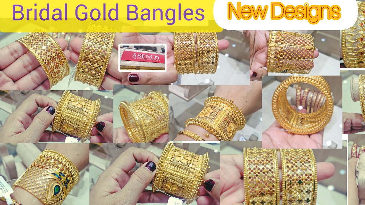 Senco Gold Bangle designs with price| Senco Chur Gold Bangles| Bridal Bangles #senco#sencogwalior