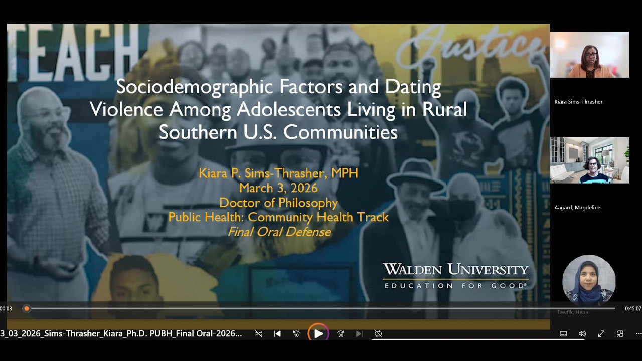 Kiara Sims-Thrasher, PhD, MPH Oral Defense