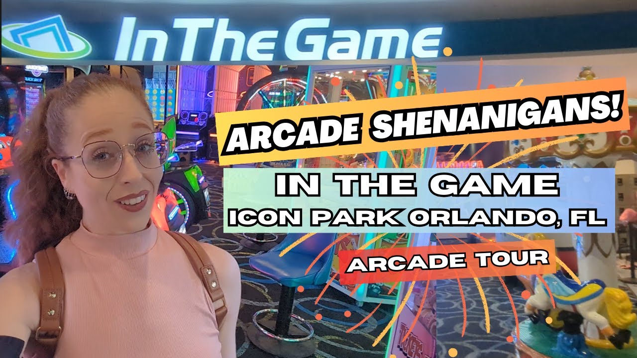 In The Game Arcade Tour | Icon Park Orlando, FL #arcade #inthegame