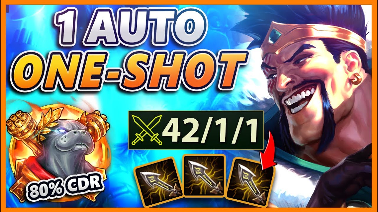 *URF DRAVEN* ONE AUTO =  ONE KILL (10K+ DMG) - BunnyFuFuu | League of Legends | URF