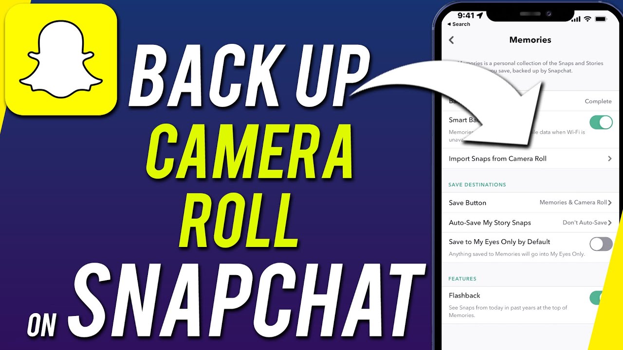 How To Backup Your Camera Roll On Snapchat
