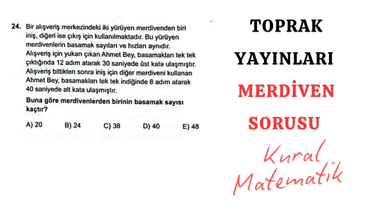 MERDİVEN SORUSU