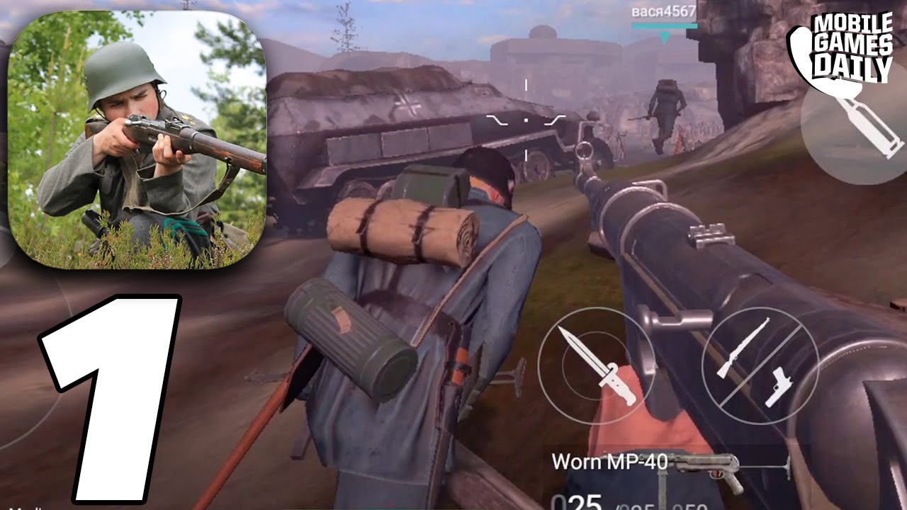 GHOSTS OF WAR WW2 - Gameplay Trailer (iOS, Android)